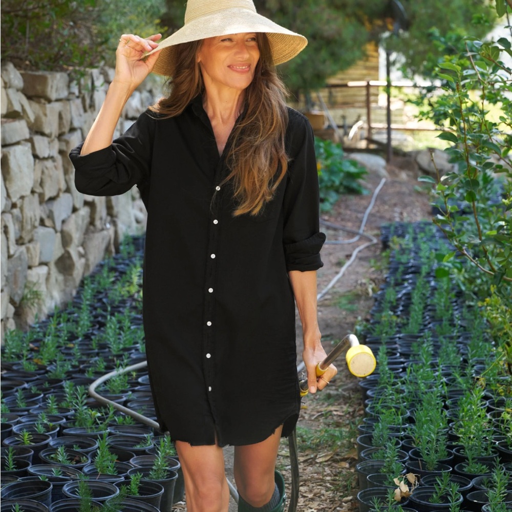 EUC Frank & Eileen Mary Dress Black Famous Denim Sz L